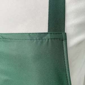 ผ้ากันเปื้อนผ้าแคนวาสแบบยาว สกรีนโลโก้ได้ กันน้ำ สำหรับเชฟและพนักงานเสิร์ฟในครัว ผ้ากันเปื้อนส่วนตัวสำหรับร้านเสริมสวย - Product Image 6