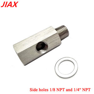 M14x1.5ถึง1/8นิ้ว NPT ตัวแปลงเซ็นเซอร์แรงดันน้ำมันเกลียวตัวทีอุปกรณ์อะแดปเตอร์ M14 * 1.5 - Product Image 2