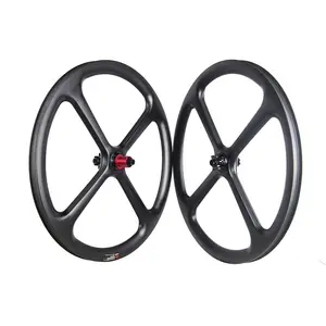 4-Spoke Wheels Carbon MTB Wheels with Chosen Hubs for 650B/27.5 inch Mountain Bikes/E-bikes Customized Decal Available