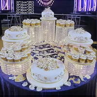 Support à Fleurs en Acrylique Transparent, Présentoir Gâteau Dessert Colonne Pilier, Décoration de Mariage, Centre de Table