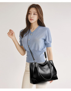 Bolso de Hombro Nuevo para Mujer, Bolso Tote de Lujo de Diseñador, Bolso de Mano de Cuero PU de Alta Calidad para Dama con Asa Superior - Product Image 2