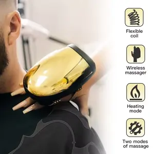 Biểu tượng tùy chỉnh động cơ không chổi than dài chờ tay di động massage USB phí không dây Massager căng thẳng thư giãn rung