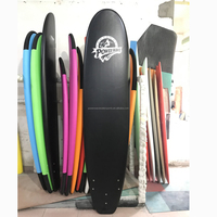 Planches de surf souples revêtues, personnalisées, pour débutant, plastique souple, XPE, vente en gros,