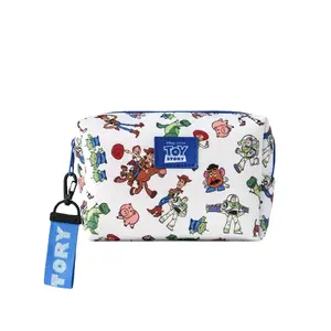 Portable Cosmetic Bag Fashion Portable Multifunctional Cosmetic Storage Travel Women's Waterproof Printing PU OEM Standard Daily