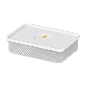 Food Storage <b>Box</b> With Lid Rectangle Freshness Preservation <b>Plastic</b> Timer Kitchen Use Food Container - Product Image 5