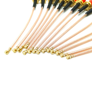 Fabrika <span class=keywords><strong>UFL</strong></span> U.FL orijinal dik açı <span class=keywords><strong>SMA</strong></span> kadın bölme BH Jack RG178 koaksiyel RF koaksiyel Pigtail WiFi anten adaptör kablosu - Product Image 3