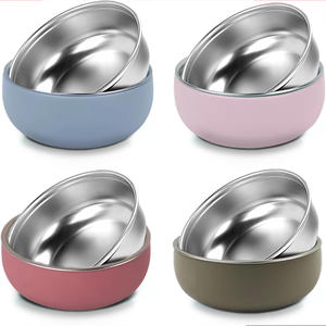 <span class=keywords><strong>2025</strong></span> nouvelle assiette pour bébé avec aspiration en Silicone antidérapant isolé Double paroi enfants nourriture dîner bol 304 acier inoxydable bols pour tout-petits - Product Image 5