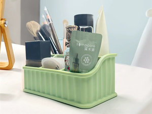 Boîte de rangement en silicone pour salle de bain, porte-savon avec drainage, organisateur de comptoir pour cuisine - Product Image 4