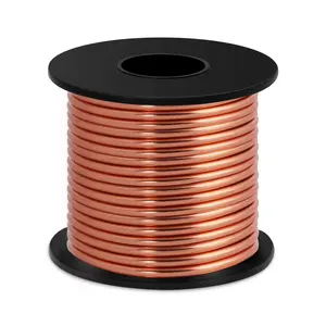 12 ga sólido fio redondo de cobre natural 50 ft. Bobina (morto macio) 99.9% fio de cobre puro