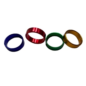 Anillas de Aluminio Azul de 10mm para Palomas, Ecológicas y Elegantes, Precio EXW, Modelo YZ YZ-07(A), Peso 0.7g, con Letras/Dibujos - Product Image 4