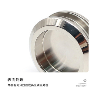 Stainless Steel <b>Door</b> <b>Handle</b> For Glass <b>Door</b> Minimalist Design 304 Material Bright Finish Ambidextrous Use - Product Image 2