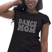 Motif thermocollant Bling Rhinestone DANCE MOM pour T-shirt