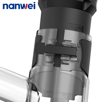 NANWEI Tondeuse à bois électrique compacte 450W 32000rpm Palm Router 18V Rated DIY Small Menuiserie Machines à bois