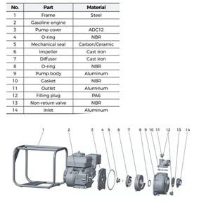Bomba de gasolina multifuncional QY, para mantenimiento y riego de jardines - Product Image 3