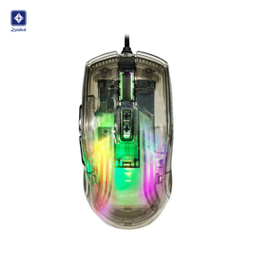Office <strong>Game</strong> Universal Transparent Crystal 3600 DPI 6 Buttons RGB Colorful Wired 6D Mouse - Product Image 1
