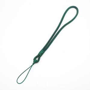 Women's Handmade Anti-Lost Mobile Phone Lanyard Wrist Strap Short Polyester Rope