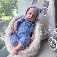 Poupées Reborn Littleslove Bebe Liam 50CM, entièrement en silicone souple, peintes à la main, poupée bébé réaliste, jouet doux pour filles