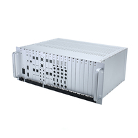 Boîtier de montage 4U personnalisable en alliage d'aluminium CPCI ATCA VPX avec guide de carte, ventilation et insertion de carte PCB, indice de protection IP54