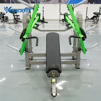 Machine de musculation commerciale en acier pour press à la presse inclinée – Conception à charge libre, siège réglable à 5 angles, sécurité pour les bras, les jambes et la salle de sport
