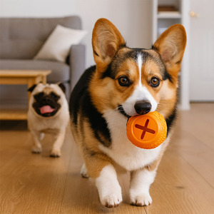 Nhà Sản Xuất Của Bền Cao Su Ma Thuật Cán Con Chó Bóng Đồ Chơi Tương Tác Chậm Trung Chuyển Chew Điều Trị Dispenser Cao Cấp Pet Chew Đồ Chơi - Product Image 3