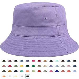 Nuevos sombreros de pescador personalizados para hombres y mujeres, protección solar de Color puro, viaje, vacaciones, sombrero de ala ancha, protección solar de verano - Product Image 3