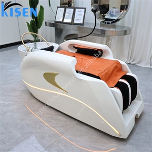 Sillón de Masaje Eléctrico Kisen, Cama de Champú con Circulación de Agua, Spa Capilar con Luz LED, Multifuncional para Cuerpo Completo - Product Image 1