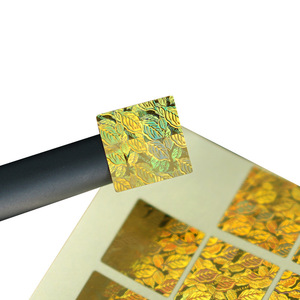 Impression d'autocollants en papier kraft personnalisés en usine, <span class=keywords><strong>code</strong></span> QR anti-contrefaçon, logo transparent, sceau, vente chaude transfrontalière - Product Image 5