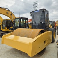 Gebrauchte Einzel-Trommel-Vibrationsstraßenwalze Diesel-Kompaktor 10 bis 40 Tonnen Straßenbaumaschine