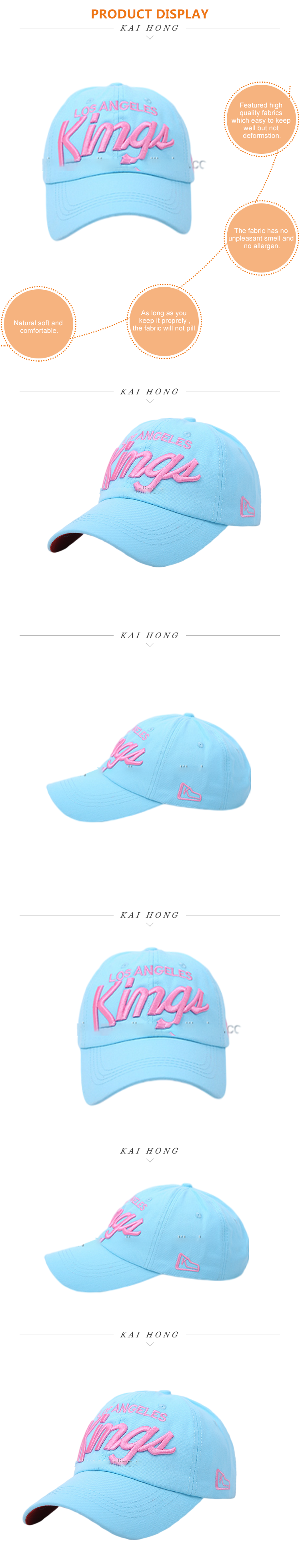 Fashion hats summer outdoor sun hat sport cap Embroidered baseball cap leisure cap