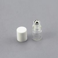 Emballage cosmétique portable rechargeable vide, format voyage, flacon à bille en verre pour huile essentielle, parfum, liquide, 1 ml, 2 ml, 3 ml