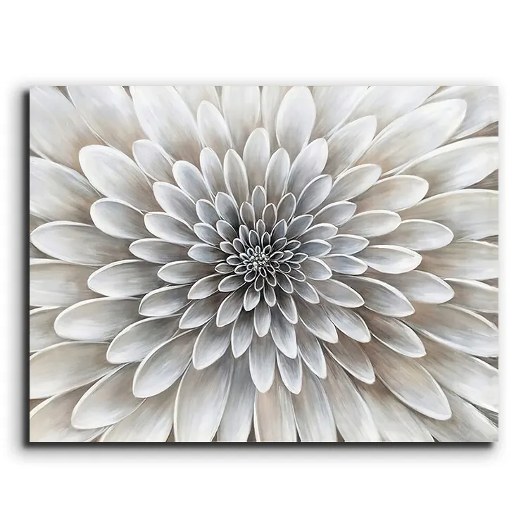 environmental friendly flower art prints painting printing canvas paintings indoor for decoration