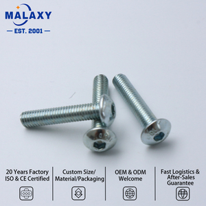 MALAXY - Gama Completa de Fijaciones - <span class=keywords><strong>Tornillo</strong></span> de Cabeza Redonda Allen de Acero Inoxidable A2, Grado <span class=keywords><strong>8</strong></span>, Galvanizado en Zinc, para Fabricación de Automóviles - Product Image 1