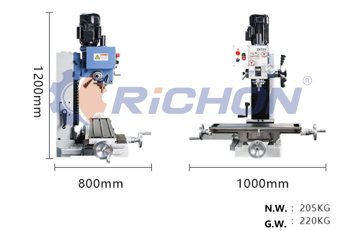 ZX32G ZX35V ZX45G - Versatile Vertical Drilling & Milling Machines