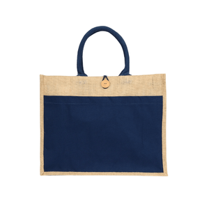 Bolsa de Compras de Yute de Tamaño Mediano con Logotipo Personalizado Directo de Fábrica, Bolsa Reutilizable de Fibra Natural para Compras y Venta al por Menor - Product Image 2