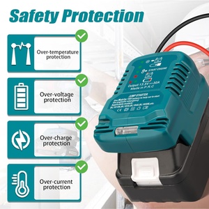 Adaptateur de démarrage pour batterie Makita 18V Li-ion alimenté par câble de démarrage avec pinces de câble de démarrage Chargeur de voiture portable Démarreur de voiture - Product Image 2