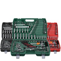 Kit d'outils mécaniques de réparation de haute qualité, 151 pièces, clés à douilles, clés à molette