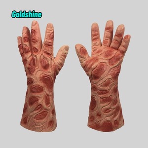 Freddy Krueger masque en <span class=keywords><strong>latex</strong></span> Halloween Grimace Hood mascarade fête démon Costume accessoire pour noël Cosplay et parodie carnaval - Product Image 5