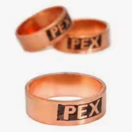 Bague à sertir Pex ronde égale en cuivre coulé en gros pour tuyau PE produits populaires - Product Image 2