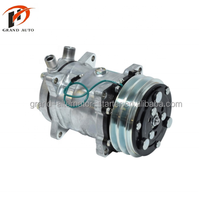 Compresor de aire acondicionado automático para coche, polea de 132MM, 24V/12V, 2PK, SD508, SD507, SD505, SD709, 5H14, 7H15, 4507, 6627, 6665, 4506, Sanden, suministro de fábrica