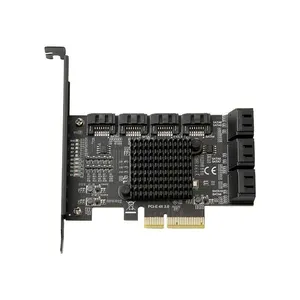 PCI-E SATA3.0 genişleme kartı 10 port SATA6G PCIE ASM1166 jmbmaster ana kontrol