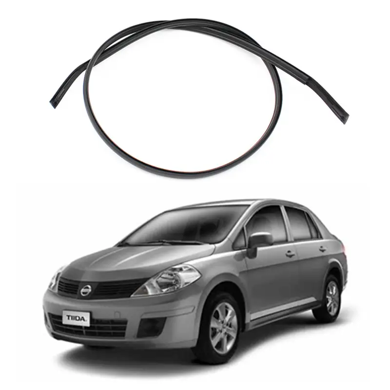 Nissan Tiida araba çatı damla bitirmek için kalıplama garnitür kauçuk mühür şeritleri otomatik weatherstrip