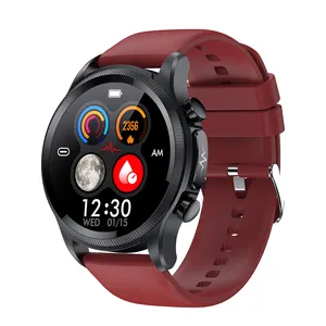 Ultra Long-Lasting Full Touchscreen Silicone Strap Smart Watch-E400 Ecg Health Monitoring Wearable For Men And Women