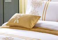 Ensemble de literie de chambre à coucher 100% coton, drap de lit de couleur blanche, taille unique en percale