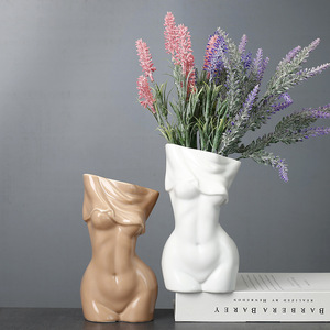 Jarrón de Cerámica de Estilo Nórdico para Comercio Electrónico Transfronterizo al <span class=keywords><strong>por</strong></span> <span class=keywords><strong>Mayor</strong></span>, Flor Artificial, Decoración Creativa para Escritorio, Resistente a la Corrosión - Product Image 2