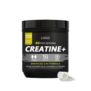 Creatina Monoidrato Pura OEM <span class=keywords><strong>BCAA</strong></span> 350g in Polvere Integratore Energetico per Adulti Pre-Allenamento per lo Sviluppo Muscolare 5g GMP HACCP - Product Image 1