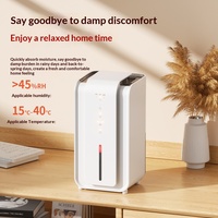Penghilang Kelembapan Udara Cosmart untuk Rumah 1600ML, Penghilang Kelembapan Portabel dengan Mode Tidur Ultra Senyap, Mati Otomatis & Defrost