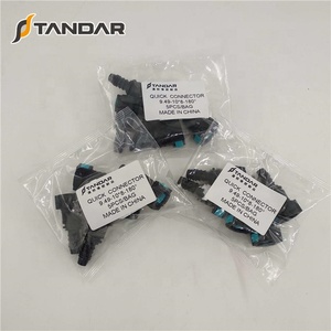 ข้อต่อพลาสติกแบบเร็ว SAE <span class=keywords><strong>3</strong></span>/8"-9.49mm-ID8mm สำหรับระบบสายเชื้อเพลิงรถยนต์ ท่อไนลอน ท่อยาง อะแดปเตอร์ข้อต่อ - Product Image 4