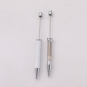 Sy52 Snowglobe Logo High Quality Metal Beadable Sublimation Ballpoint <b>Pen</b> Diy Beads Custom Promotional Gifts - Product Image 5