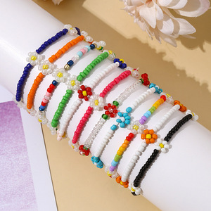<span class=keywords><strong>Pulseras</strong></span> de Cuentas de Colores Estilo Boho Resoul, Apilables, Hechas a Mano, Ajustables, Joyería de Verano para Vacaciones en la Playa para <span class=keywords><strong>Mujer</strong></span> - Product Image 1