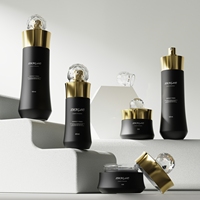 Lot de Bouteilles et Pots en Verre Cosmétiques Blancs de Luxe pour Soins de la Peau, Collection Emballage, Vente en Gros (40ml, 100ml, 120ml, 30g, 50g)